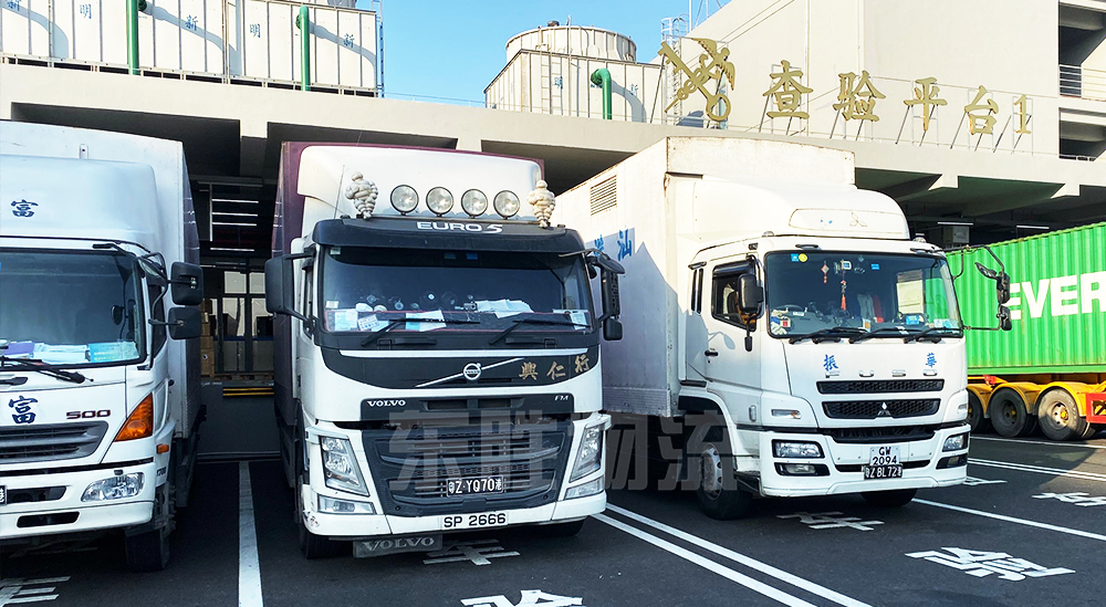 中港物流運輸，深圳海關查車臺